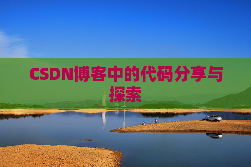 CSDN博客中的代码分享与探索